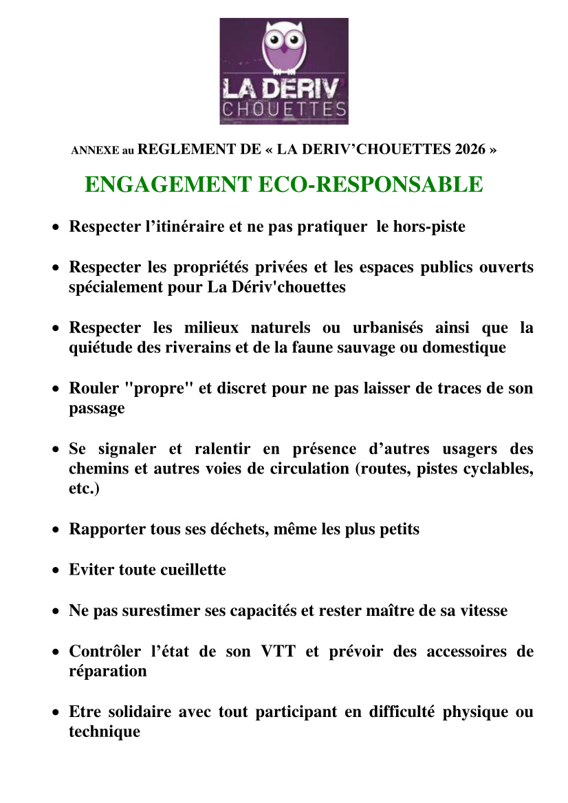 Annexe Engagement Eco-responsable 2026